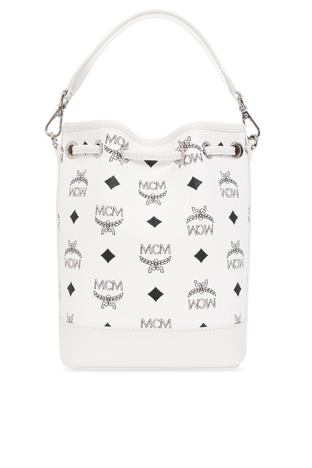 MCM Dessau Mini Drawstring Bucket Bag