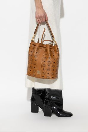 'worek'-type bag with monogram od MCM