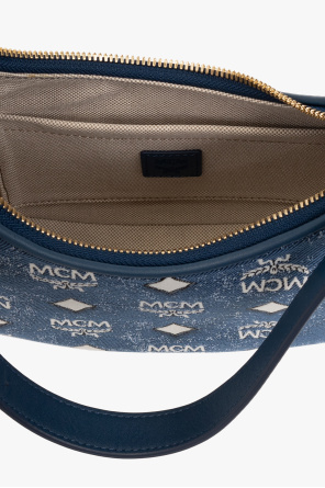 MCM embroidered-logo crossbody bag