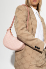 MCM PINK Shoulder bag with Lauretos print
