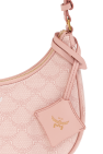 MCM PINK Shoulder bag with Lauretos print