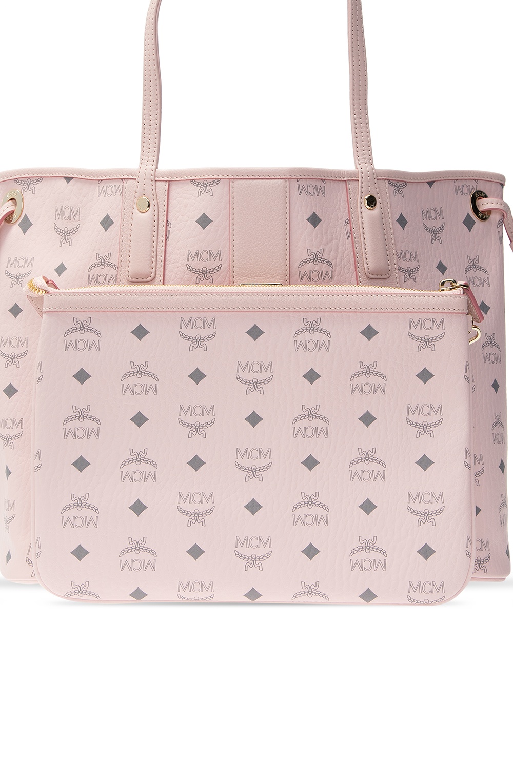 MCM Handbag White w/ Pink Bow – Couture Collection Closet