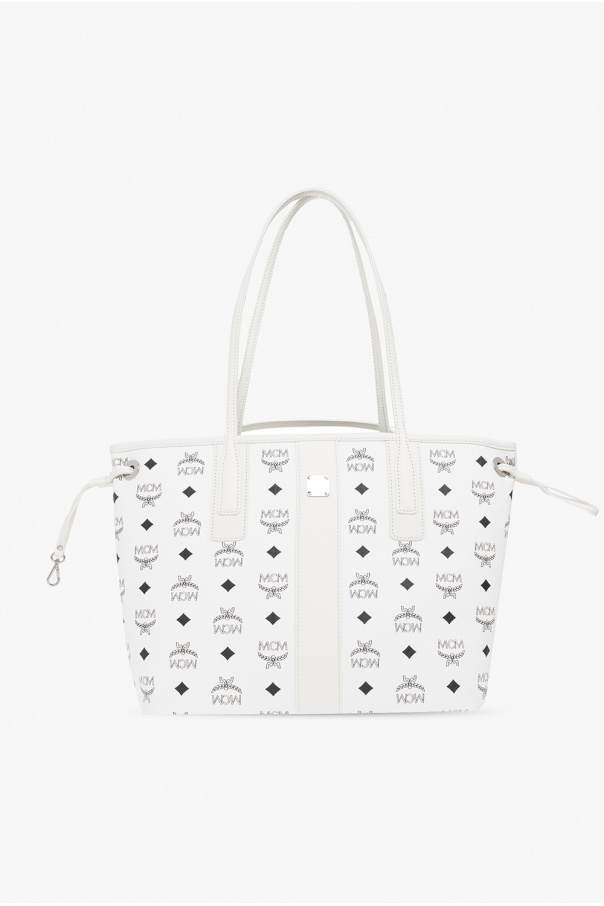 MCM 'liz' Reversible Shopper Bag in White