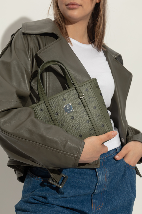 MCM Bolso de mano con estampado "Visetos"
