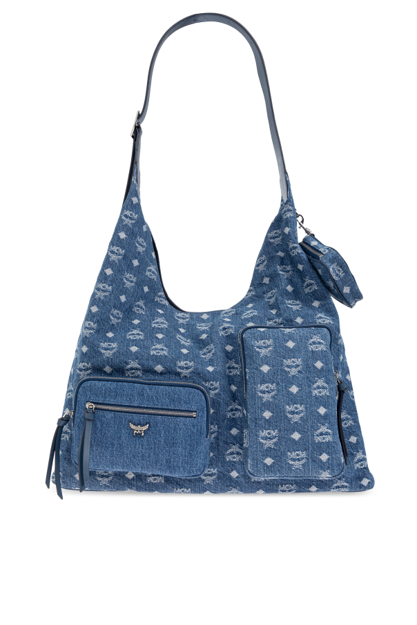 Denim shoulder bag od MCM