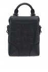 MCM loewe black leather shoulder bag