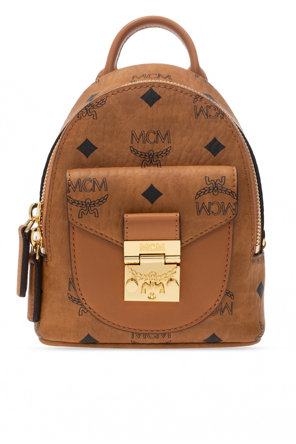 MCM logo-plaque leather crossbody-bag