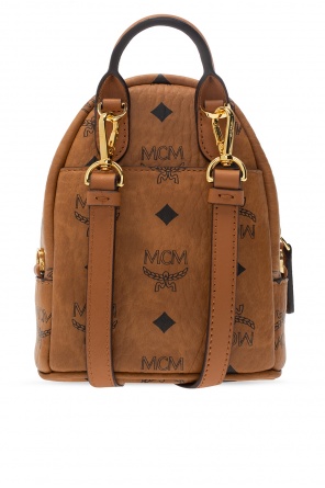 MCM logo-plaque leather crossbody-bag