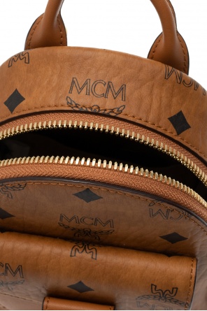MCM logo-plaque leather crossbody-bag