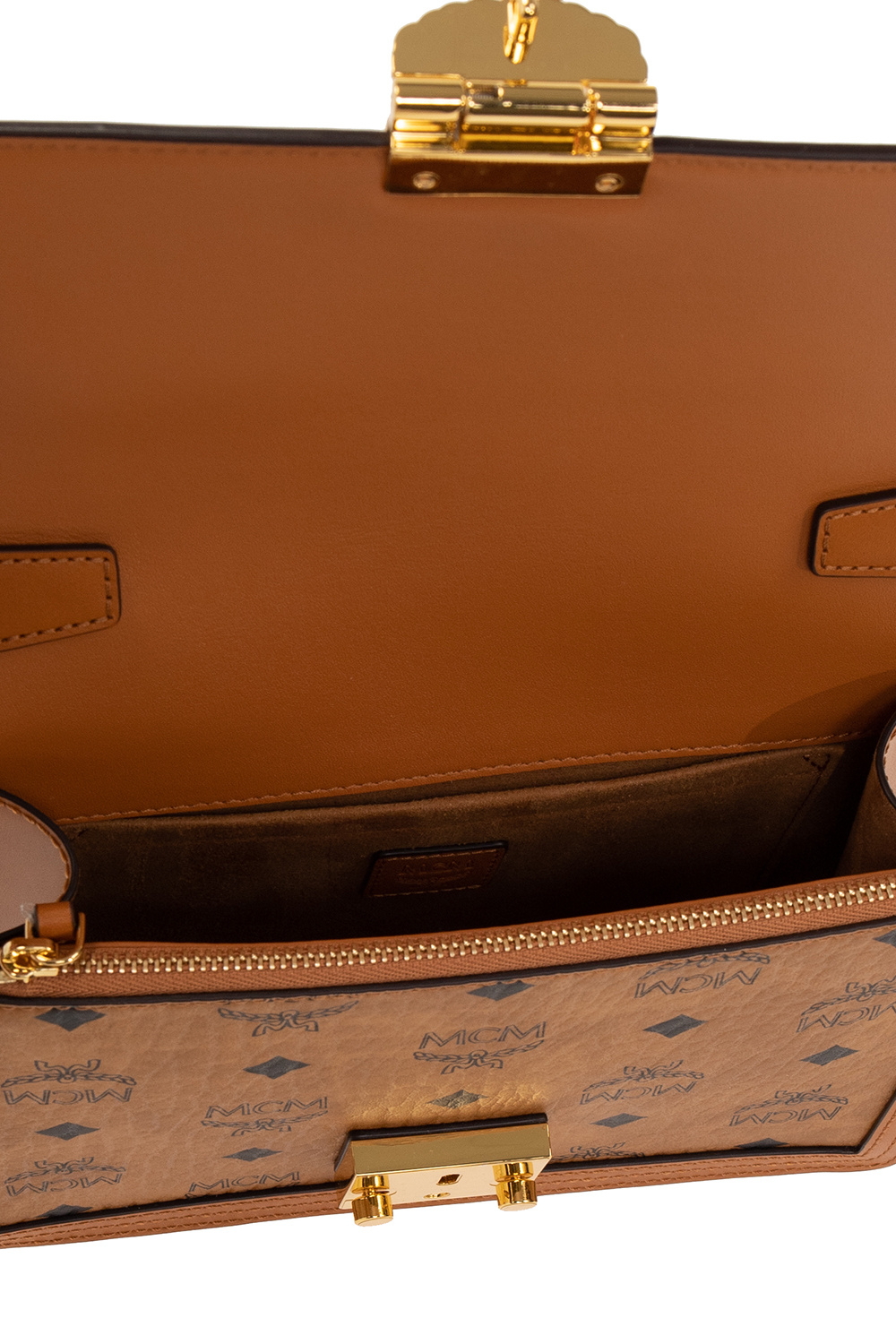 MCM Handbags Women MWSBAER01CO001 Leather Brown Cognac 472€
