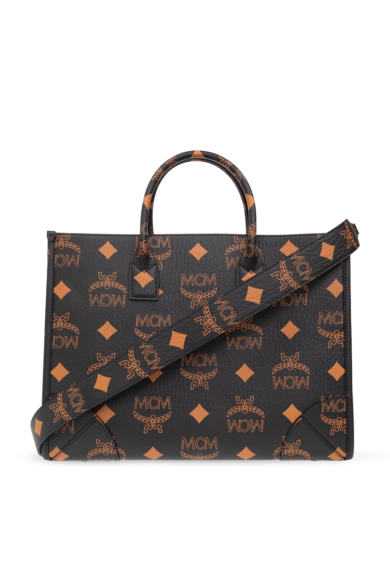 Brown Monogrammed duffel bag MCM - Vitkac TW