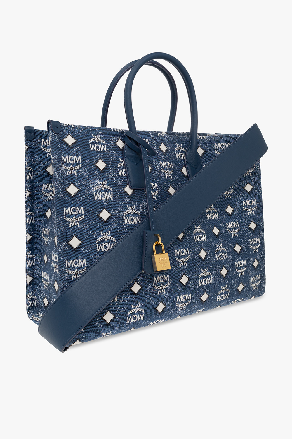 MCM ‘Munchen’ shopper perforated bag