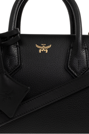 MCM Leather handbag with logo