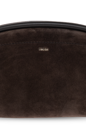 Max Mara Suede logo bag