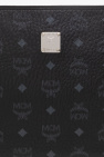 MCM BLACK ‘Aren’ handbag with monogram