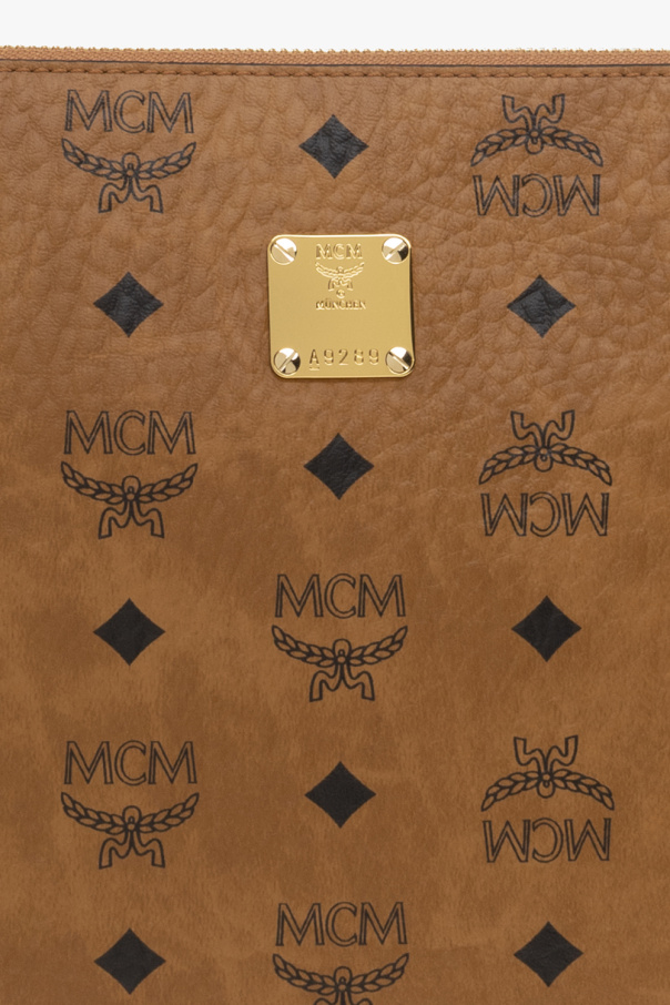 MCM ‘Aren’ handbag logo-detail with monogram