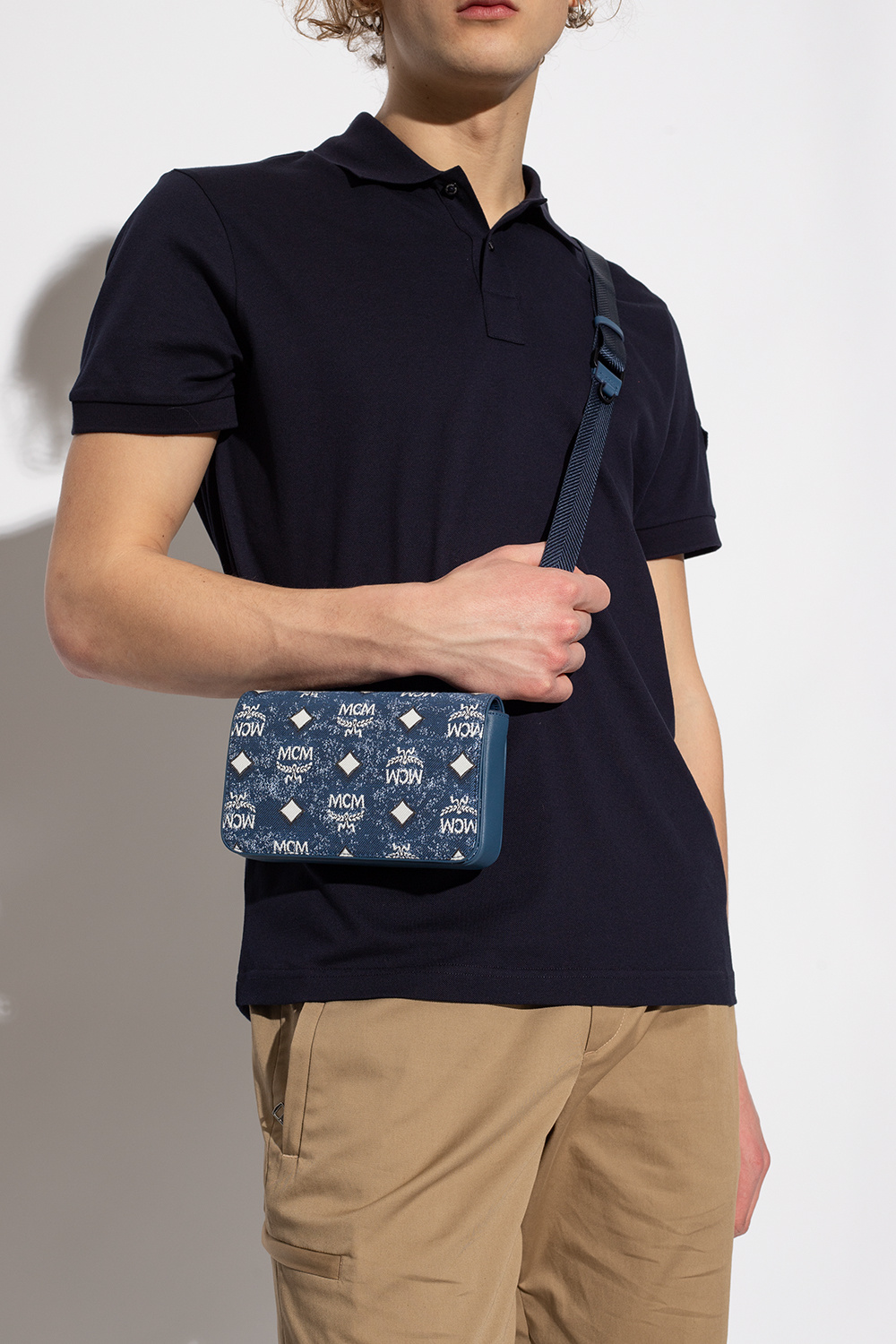 Blue 'Aren Mini' shoulder bag MCM - Vitkac TW