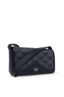 MCM BLACK Shoulder bag with `Visetos` print