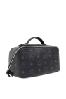MCM BLACK Cosmetic bag with `Visetos` print