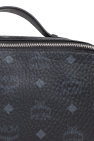 MCM BLACK Cosmetic bag with `Visetos` print