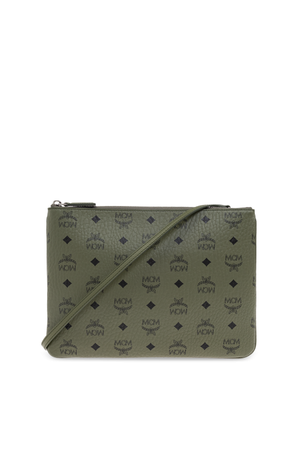 Shoulder bag with `Visetos` print od MCM