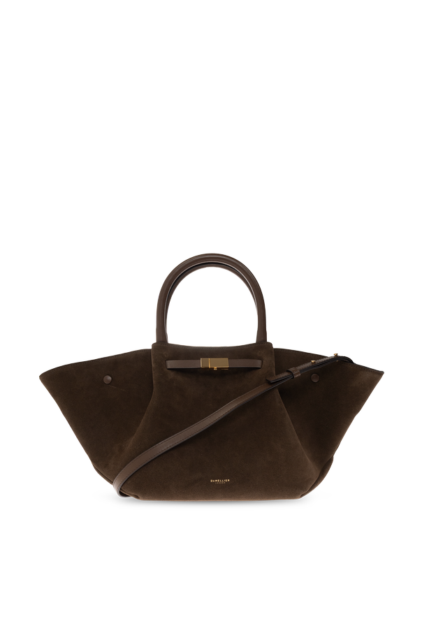 Suede bag ‘New York Midi’ od DeMellier