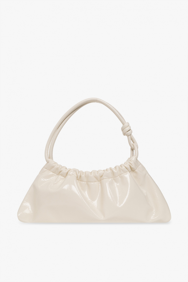 Nanushka ‘Valerie’ glossy shoulder Pleat bag