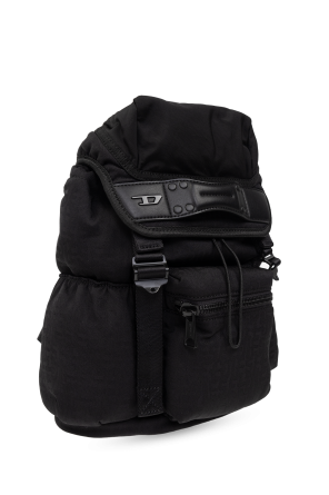 Diesel Monogrammed chain-strap backpack