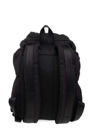 Diesel Monogrammed chain-strap backpack