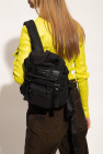 Diesel BLACK Monogrammed backpack