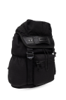 Diesel BLACK Monogrammed backpack