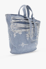 Diesel light blue ‘ODD TYGER M’ shopper bag