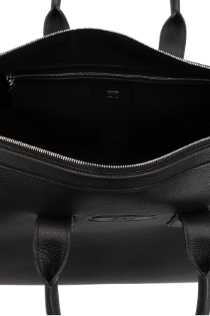 Brioni Leather duffel bag