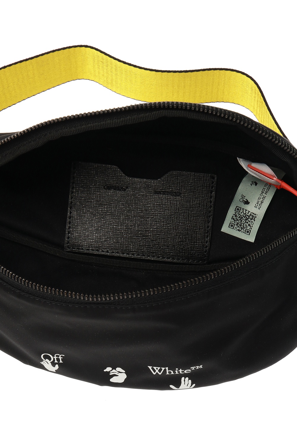 Belt bag featuring a logo print in tech fabric - IetpShops Australia - White  - Black 'Binder' shoulder bag Off