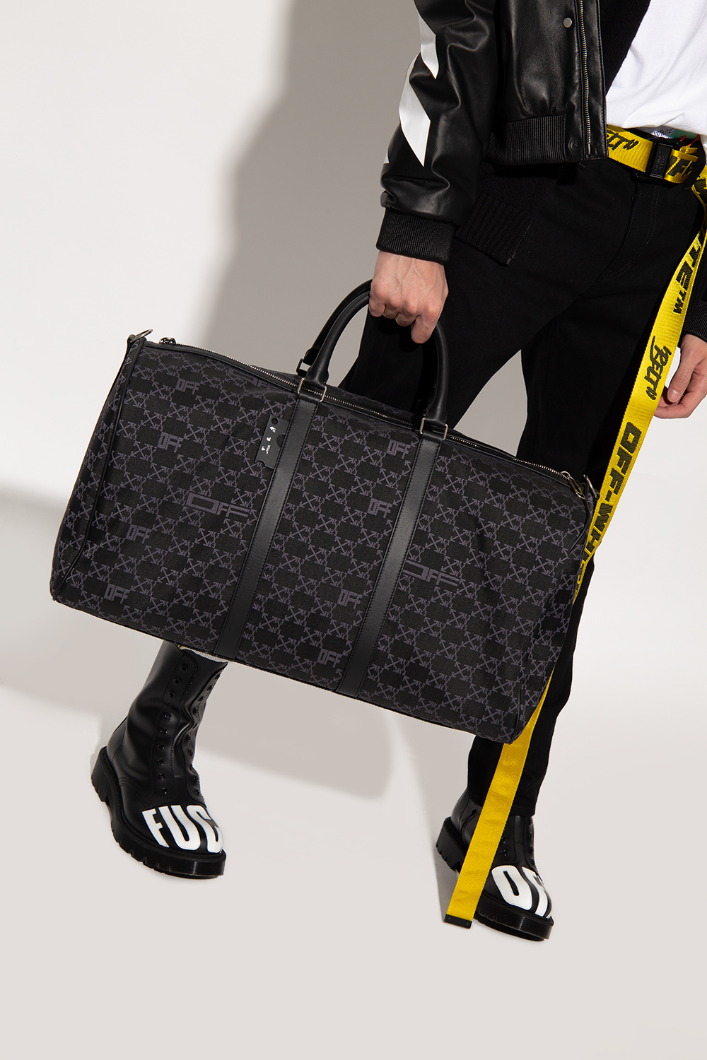 Off-White Holdall bag with monogram