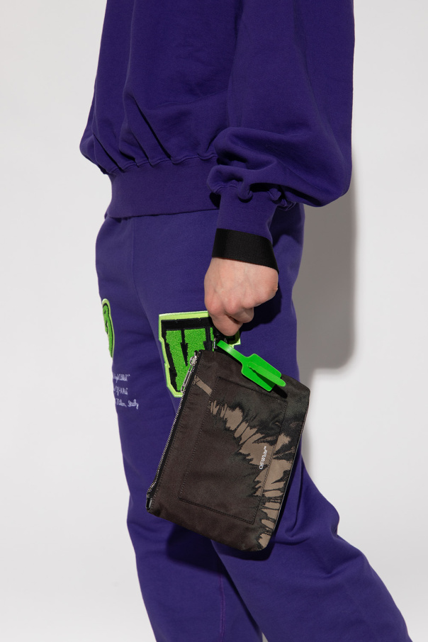 Off-White Pouch with logo