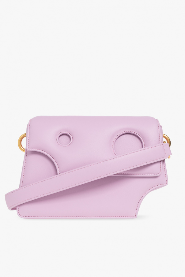 Off-White Burrow-22 Leather Shoulder Bag - Pink