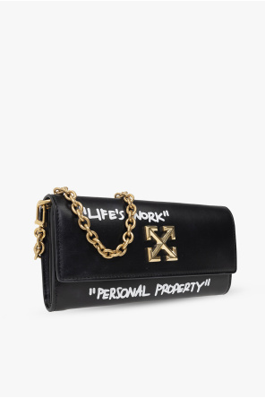 Off-White ‘Jitney’ wallet with chain
