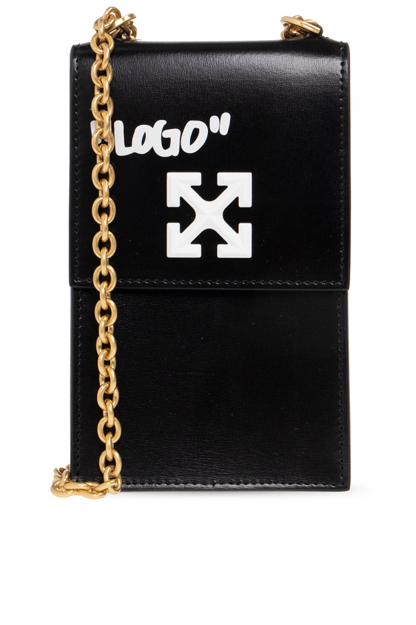 Off-White Phone holder with chain