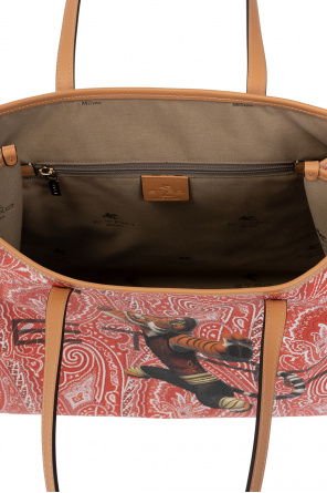 Etro Manu Atelier Cylinder logo shoulder bag