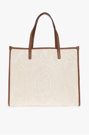 Etro ‘Globetrotter’ shopper logo-patch bag