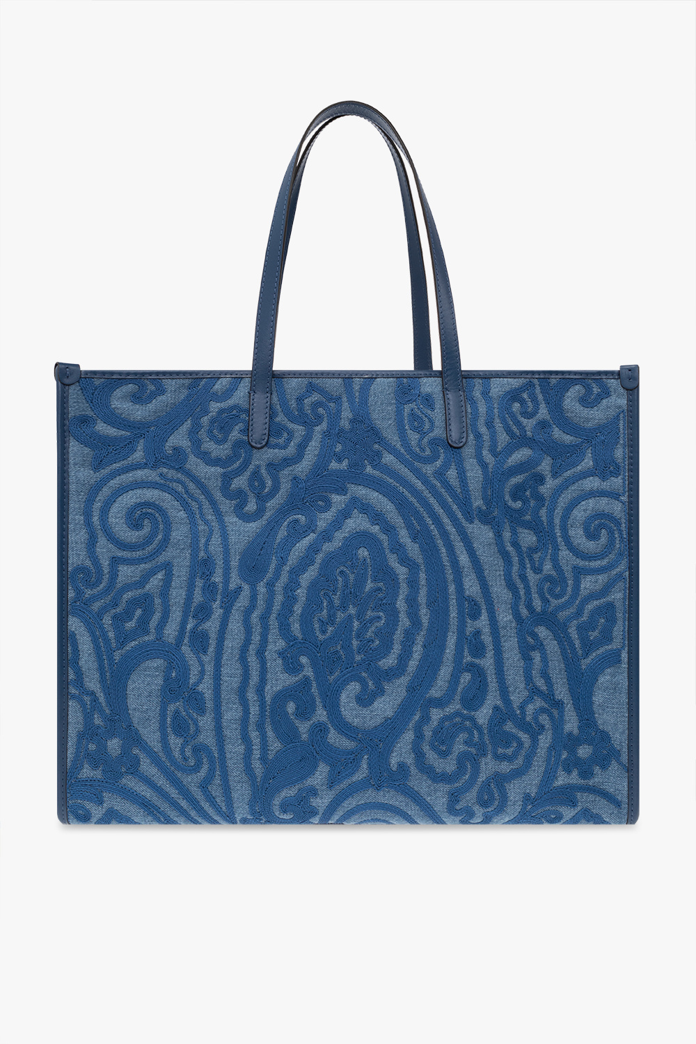 Etro Embroidered shopper bag