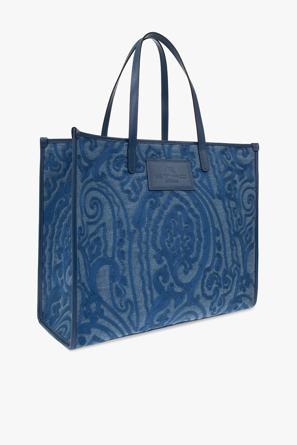 Etro Embroidered shopper bag