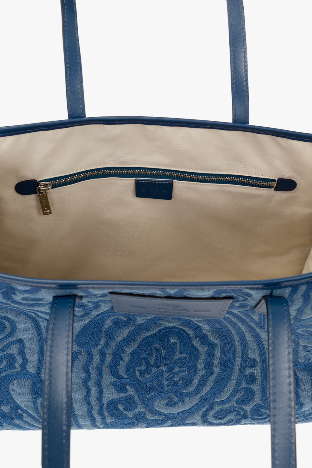 Etro Embroidered shopper bag