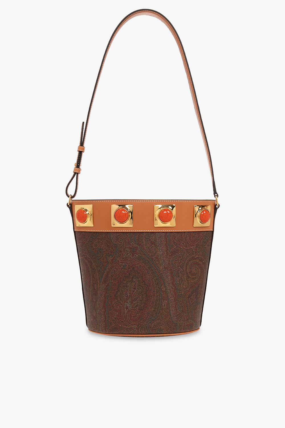 Etro Bucket karl bag ‘Crown Me’ collection