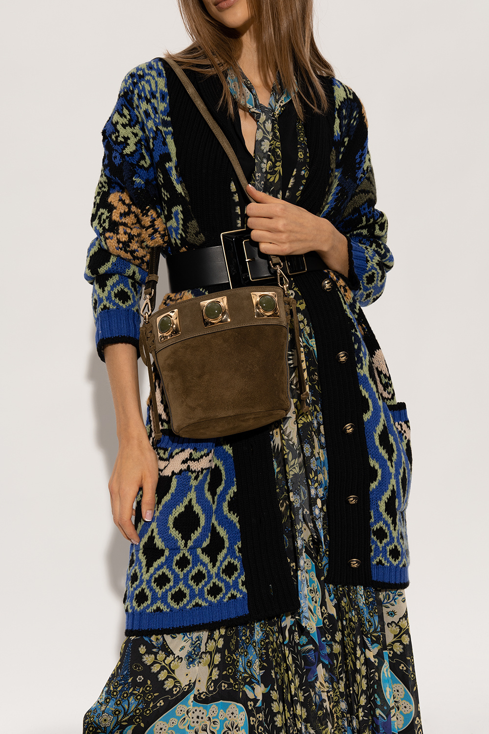 Etro Suede bag ‘Crown Me’ collection