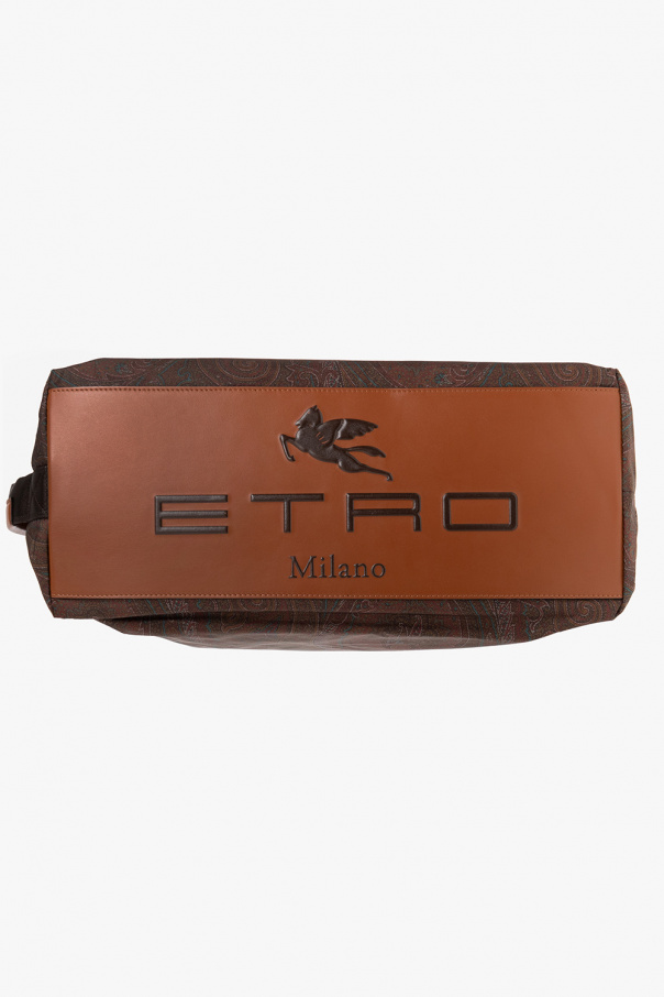 Etro Patterned shoulder quilted-effect bag