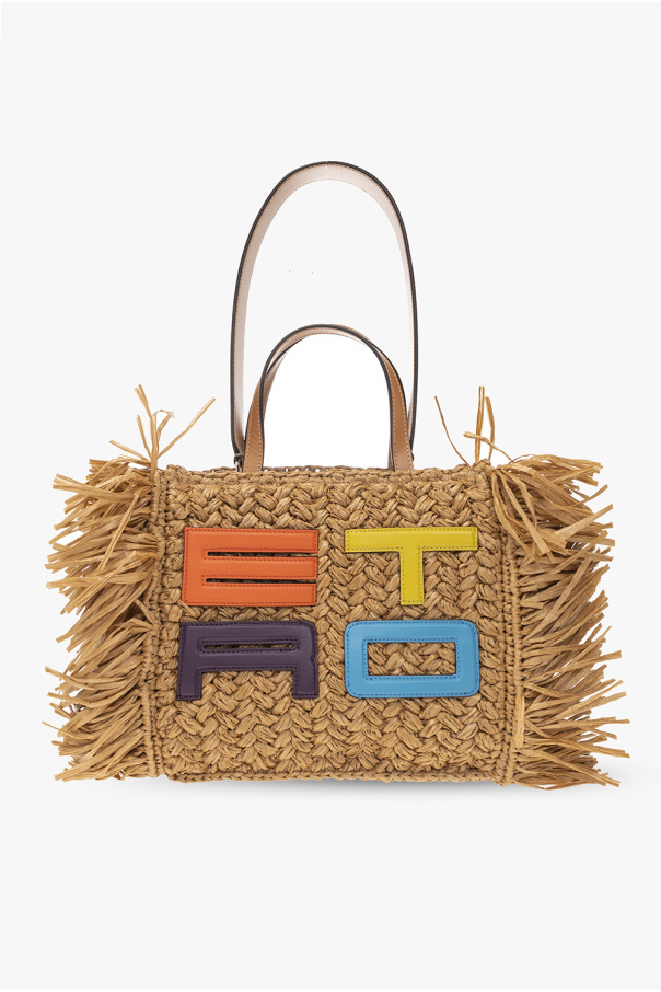 Etro Shopper cross-body bag with logo