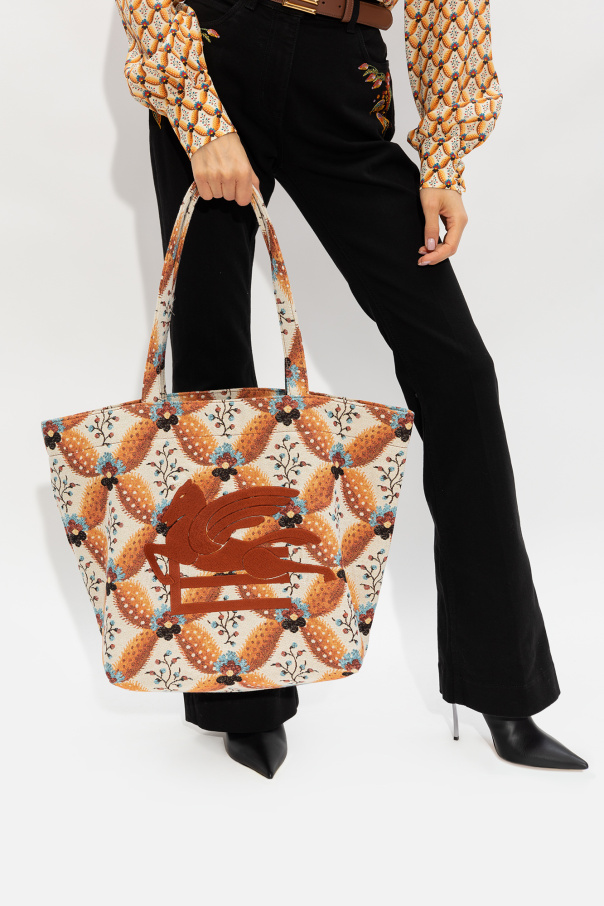 Etro Jacquard shopper bag