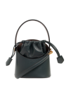 Moschino Logo Charm Mini Bucket Bag